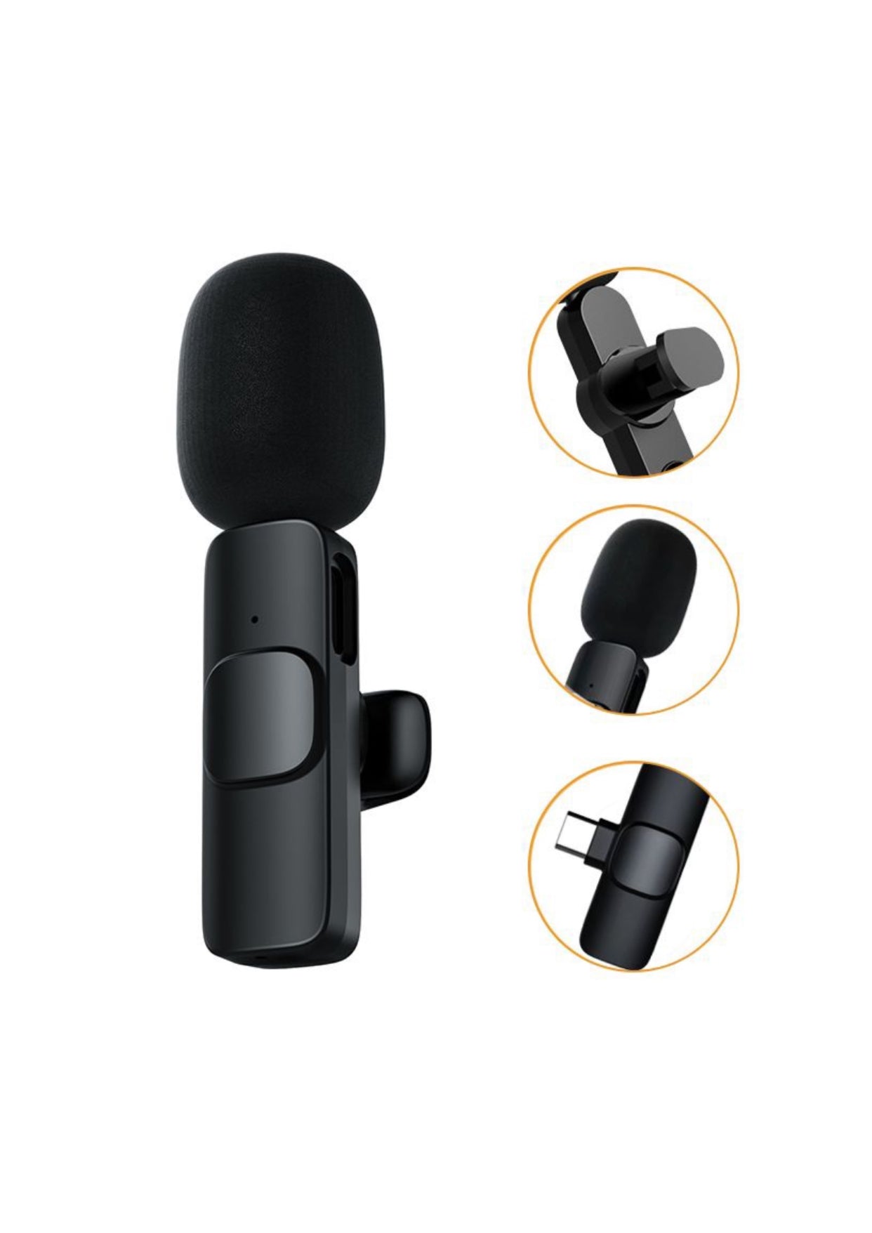 Lavalier Wireless Microphone for Type-C Devices